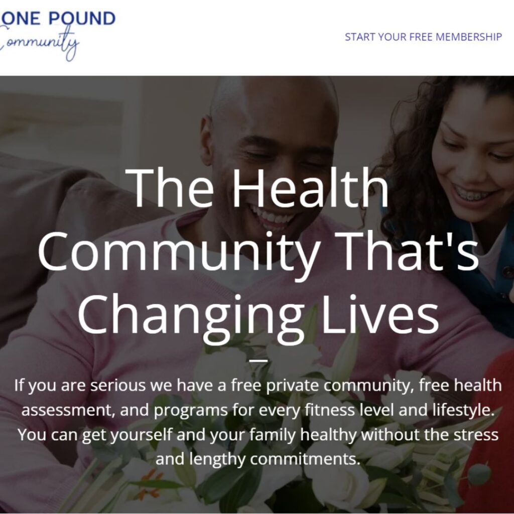 Harvie Home Page health community
